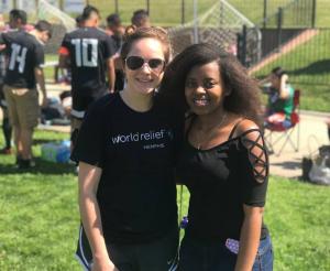 Kristen became close friends with former refugee Yvette during her time at World Relief.